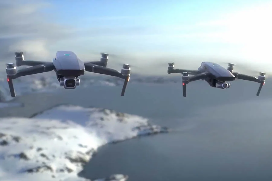 top drone camera